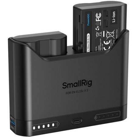 SmallRig 5487 - zestaw TURBO, dwukanałowa ładowarka, 2x akumulator Panasonic DMW-BLK22